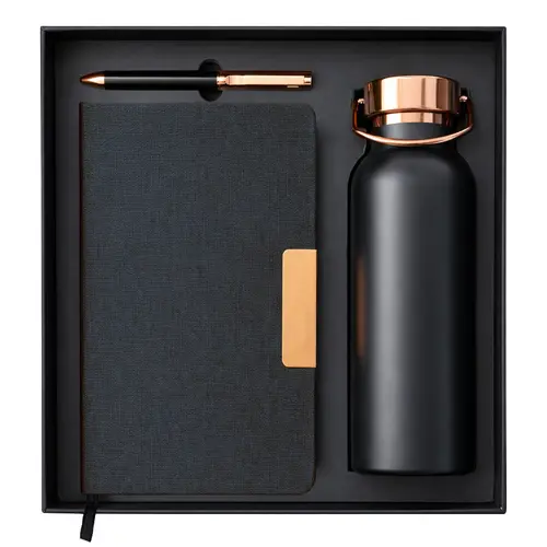 Set Botella Acero Inoxidable Térmica + Bolígrafo + Libreta M94
