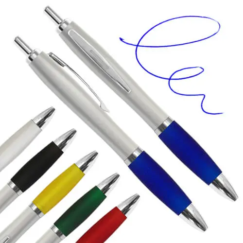 Bolígrafo Lápiz Plástico B12 PLATEADO