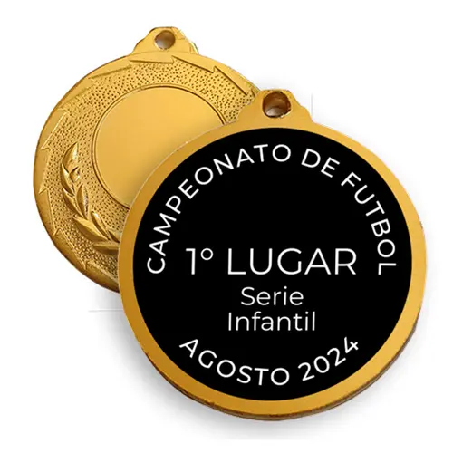 Sello o Disco Metálico Grabable para Medallas de 47 y 67 mm