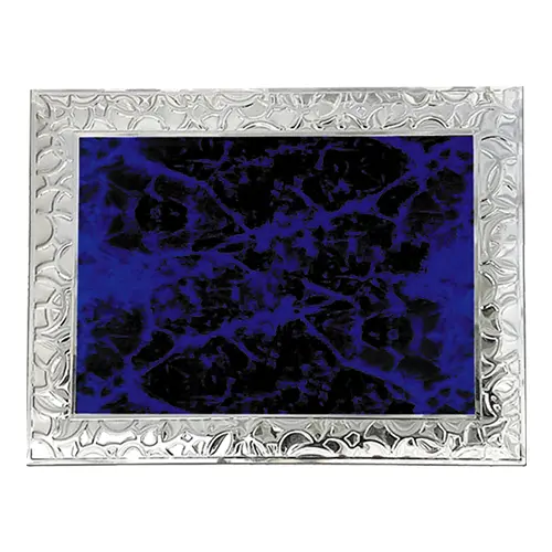 Placa AP17 - PLATEADO AZUL