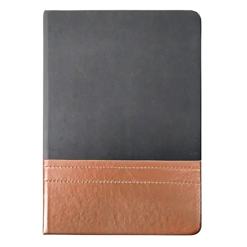 Cuaderno - Libreta Tapa Simil Cuero PU Bicolor N54 ENCOBRIZADO