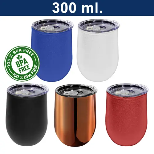 Mug Tazón Acero Inoxidable  / Plástico M19