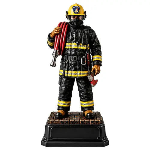 Trofeo Resina Bombero BOMB10
