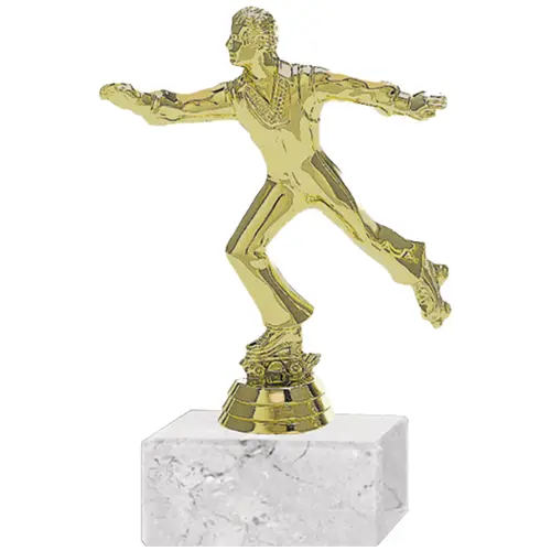 Trofeo Plástico Patín Rueda Artístico Masculino