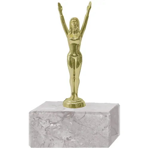 Trofeo Plástico Gimnasia Mujer