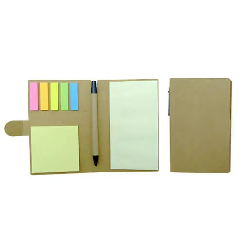 Set Memo set Tapa Cartón + Boligrafo N2